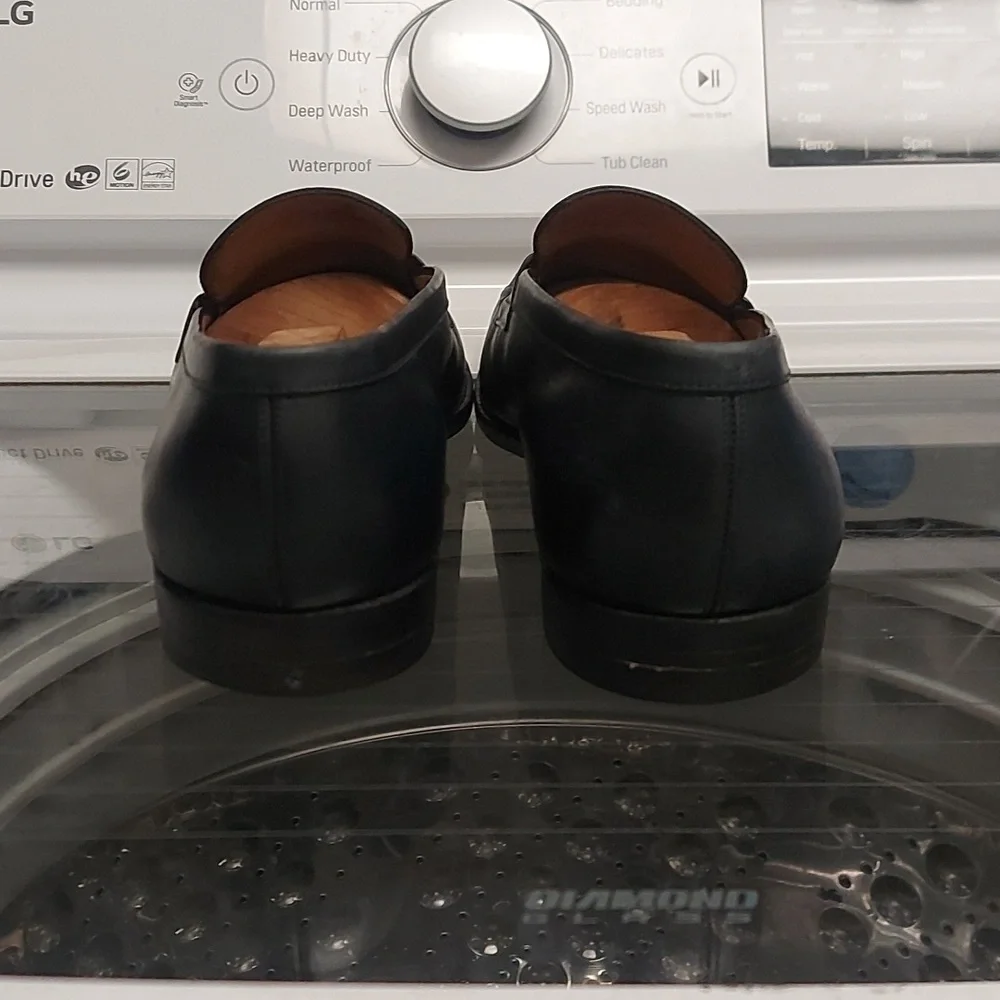 Classic J.M Weston Black Penny Loafers - Picture 5 of 16
